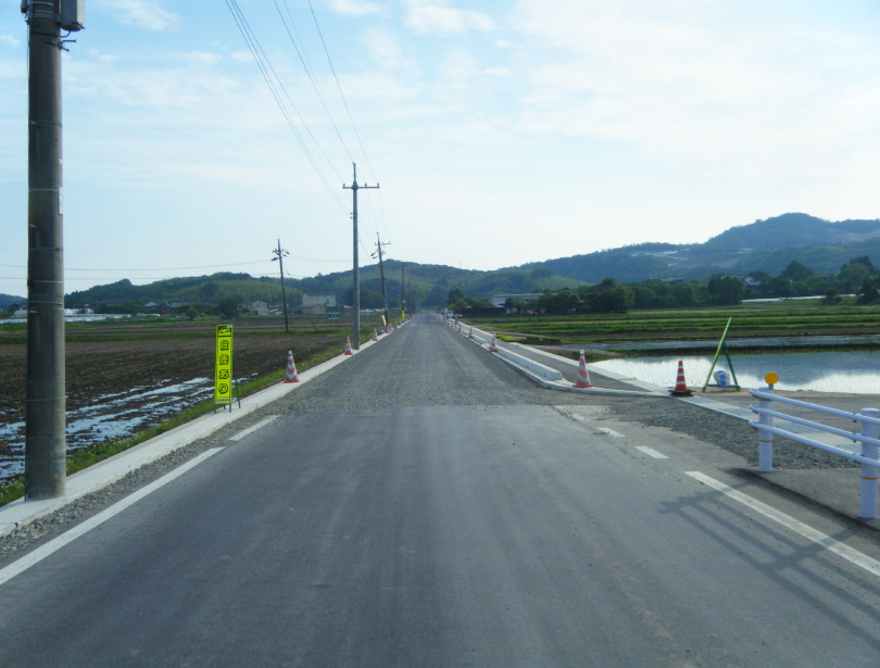 倉吉市　令和元年度 市道大谷大谷茶屋線道路改良工事の写真